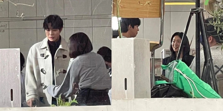 Ahn Hyo Seop dan Jeon Yeo Bin Terciduk Syuting \'A Time Called You\', Kombinasi Visualnya Bikin Takjub
