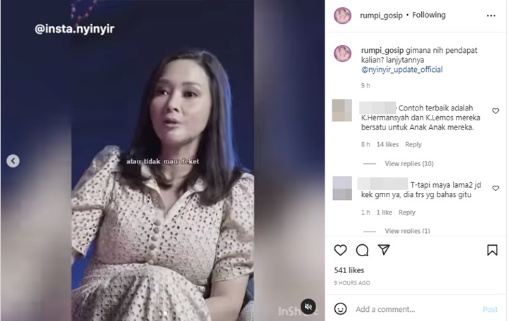 Maia Estianty Tanggapi Menohok Slentingan Belum Move On Dari Ahmad Dhani