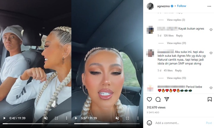 Wajah Baru Agnez Mo Tak Dikenali Hingga Disebut Seram, Adam Sang Pacar Pasang Badan?
