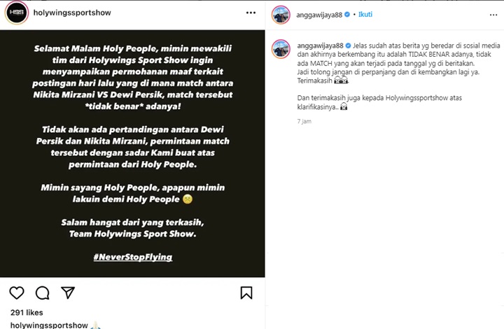 Dewi Persik Dikabarkan Akan Adu Tinju dengan Nikita Mirzani Di Holywings, Ini Kata Angga Wijaya