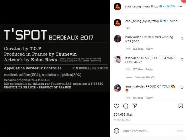 T.O.P Ternyata Numpang Iklan Merk Wine Miliknya di MV \'Still Life\' Big Bang