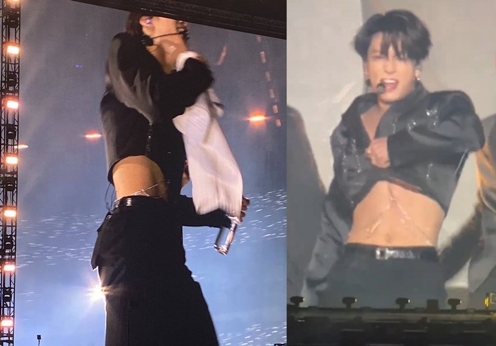 Godaan Puasa, Crop Top Jungkook BTS di Konser Las Vegas Makin Pendek