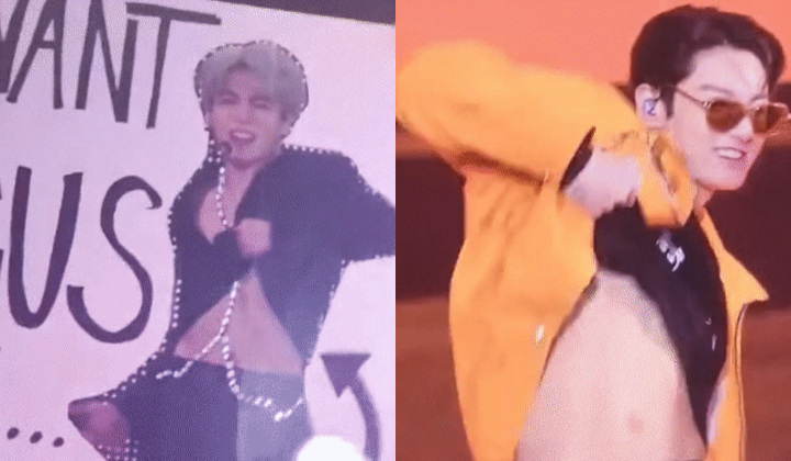 Aksi V dan Jungkook BTS Saat Berinteraksi dengan Penggemar di Konser Las Vegas Jadi Sorotan