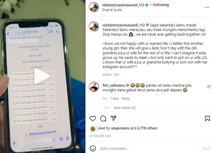 Nikita Mirzani Bongkar Sajad Ukra Masih Hobi Merayu