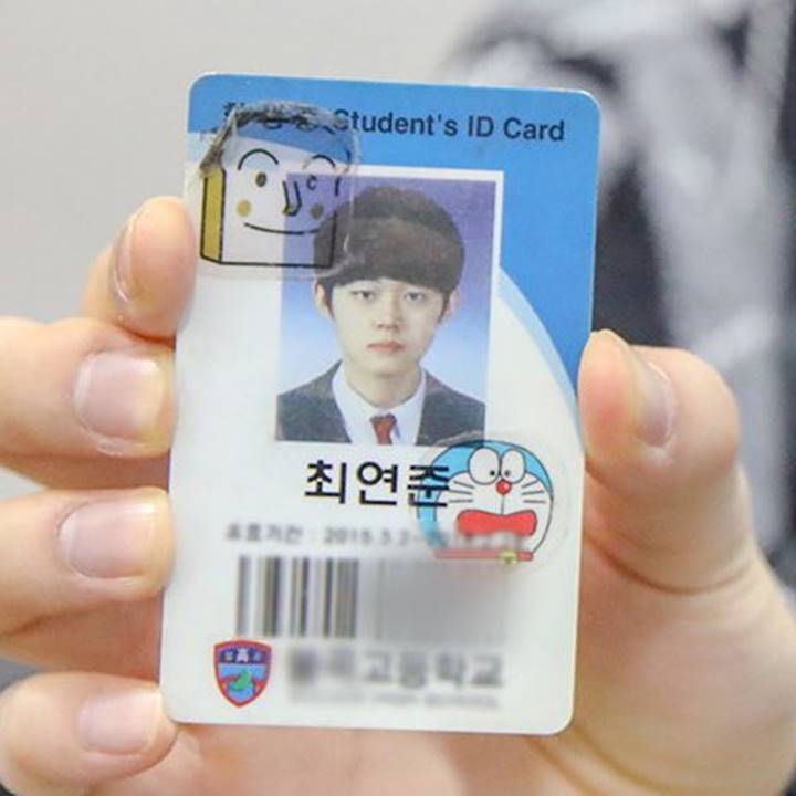 Foto Pradebut Yeonjun TXT di Kartu Pelajar Dipuji Imut-Imut