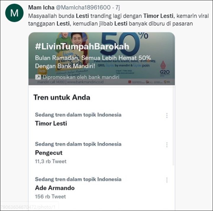 Meme Receh Buat Lesty Kejora Lagi-lagi Trending, Seperti Apa?