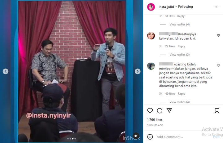 Farhat Abbas Justru Dikasihani Usai Kena Roasting Habis-habisan, Komika Ini Tuai Hujatan