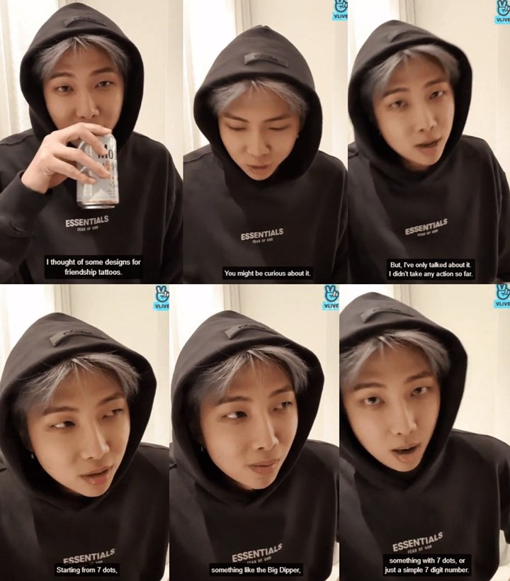 RM Bahas Desain Tato Persahabatan BTS, Bakal Pasang di Pantat?