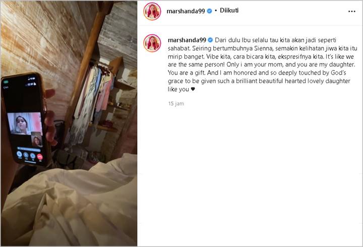 Marshanda Pamer Momen Video Call dengan Putri Cantik, Isi Perbincangan Bak Bestie Bikin Auto Iri