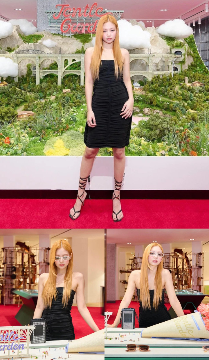 Jennie BLACKPINK Tampil Stunning Pakai Gaun Strapless Seksi