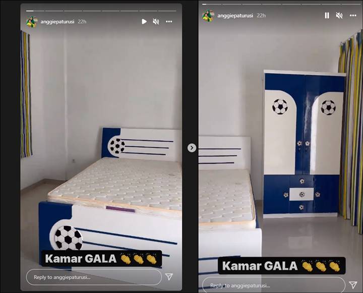 Penampakan Kamar Tidur Gala