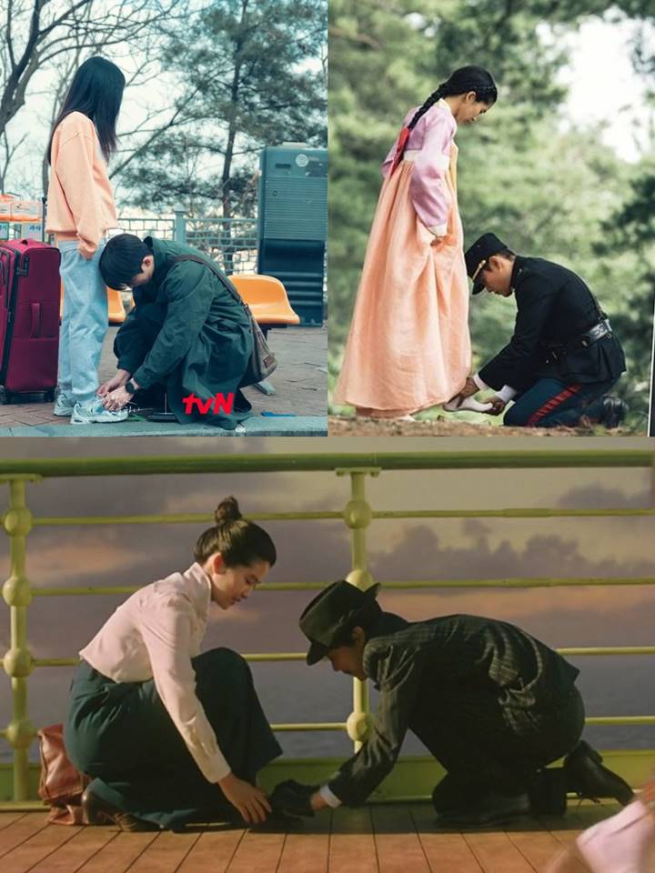Kim Tae Ri memiliki adegan sepatunya dibenarkan oleh lawan main