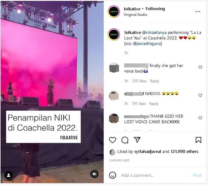 Tampil di Coachella 2022, Momen NIKI Notice Ayah Sang Ayah Jadi Sorotan
