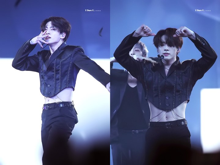 Kancing Crop Top Jungkook BTS di Konser Las Vegas Lebih Kuat 2