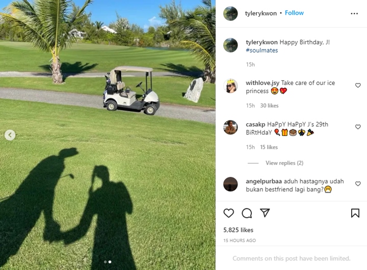 Lovestagram Rayakan Ultah, Tyler Kwon Sebut Jessica Jung Sebagai Belahan Jiwa