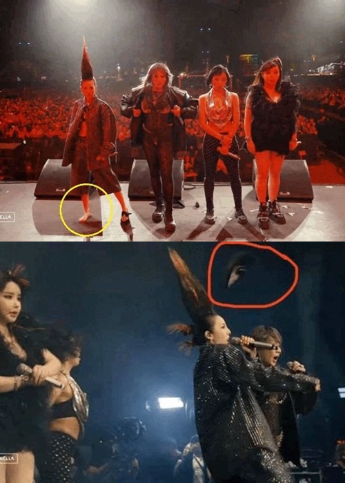 Terlalu Semangat, Sepatu Dara 2NE1 Copot di Panggung Coachella Hingga Harus Telanjang Kaki