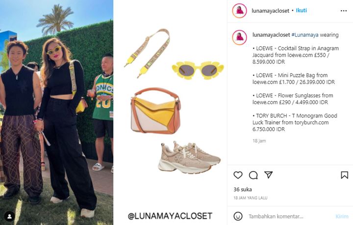Total Harga OOTD Luna Maya Saat Ketemu Jackson GOT7, Barang Mungil Ini Bikin Speechless