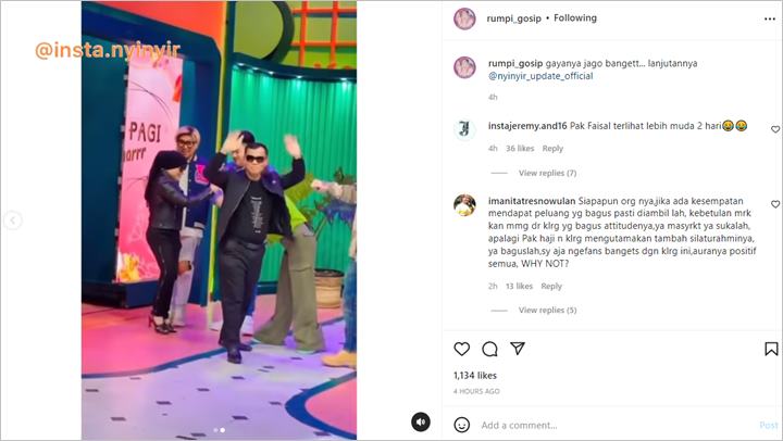 H.Faisal dan Oma Dewi Mertua Vanessa Angel Tampil Makin ‘Luwes’ di TV, Farhat Abbas Kena ‘Sentil’