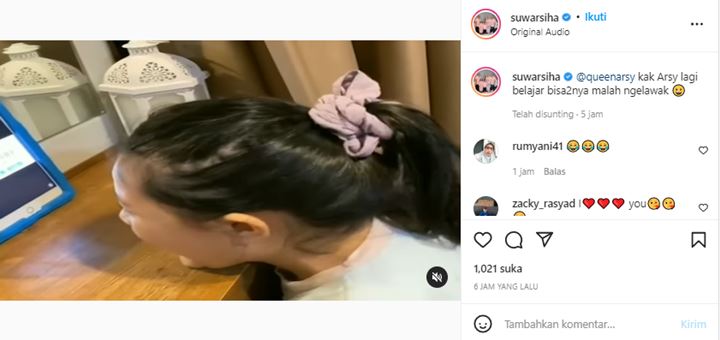 Kelewat Random, Arsy Mendadak Ngelawak Pakai Logat Jawa Bikin Guru Bule Speechless