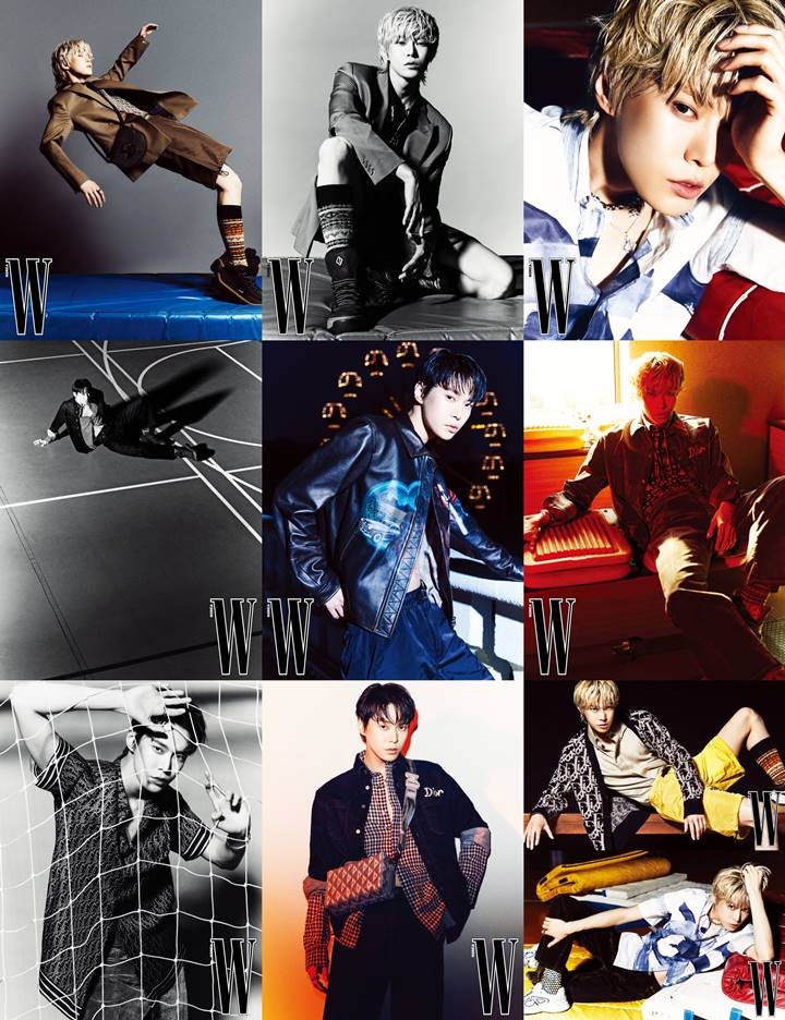 Pemotretan Doyoung NCT di W Korea