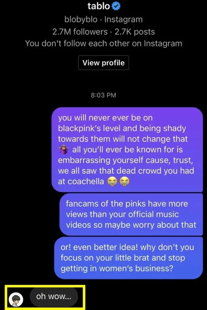 Tablo Dapat Pesan Hinaan dari Fans BLACKPINK, Sampai Kehilangan Kata-kata