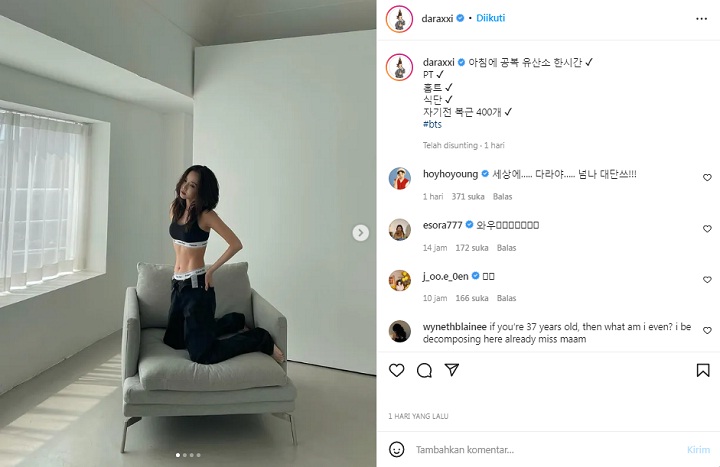 Sandara Park Bongkar Rahasia di Balik Bodi Rampingnya, Tertarik Mencoba?