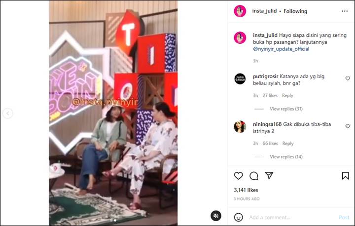Cek HP Pasangan Hukumnya Haram, Pengakuan Nagita Slavina Bikin Fuji dan Thariq Tercengang