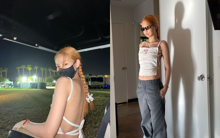Tebar Potret Nonton Coachella, Baju Seksi Jennie BLACKPINK Bak Celemek Kurang Bahan