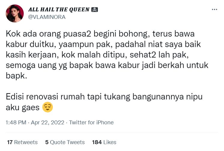 Nora Alexandra Heran Bisa Kena Tipu di Bulan Ramadan: Bawa Kabur Duitku