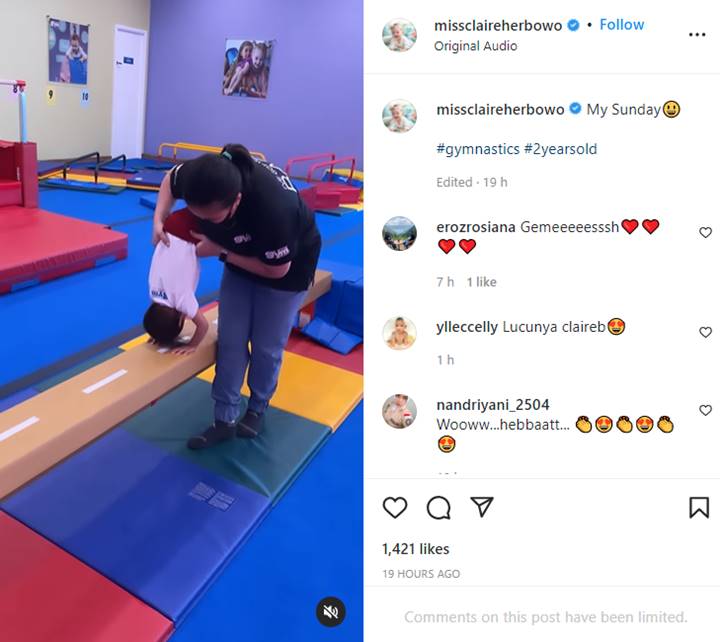 Putri Shandy Aulia Pamer Kekuatan Otot Saat Gymnastic, Aksi Pull Up Bikin Tercengang