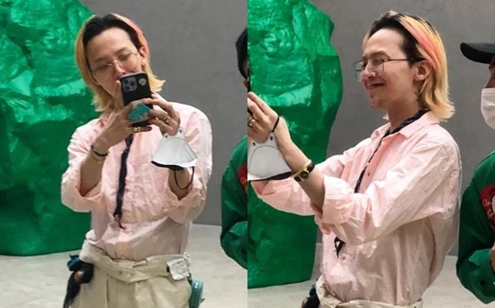 Penampilan G-Dragon Datangi Pameran Seni Buat Pangling Netizen