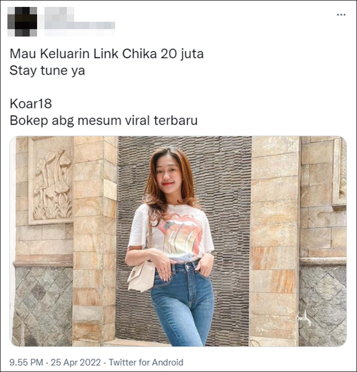 Chandrika Chika Mendadak Trending Topic di Twitter, Pemicunya Justru Tuai Pro Kontra