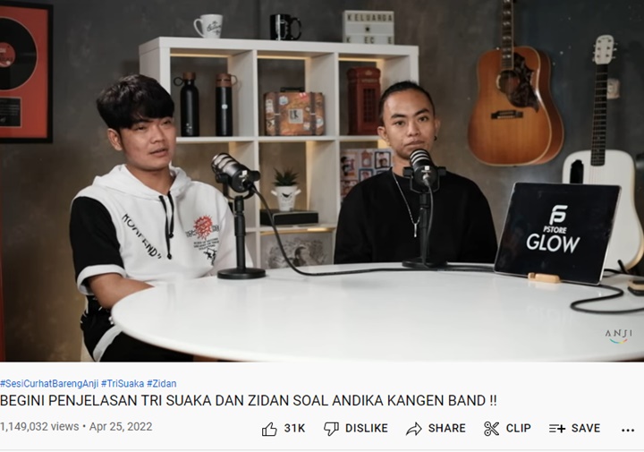 Disebut Tengil Oleh Istri Anji, Begini Pembelaan Tri Suaka dan Zinidin Zidan