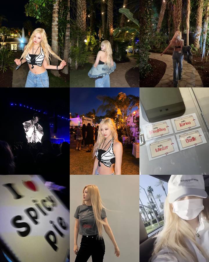 Potret Ningning di Coachella