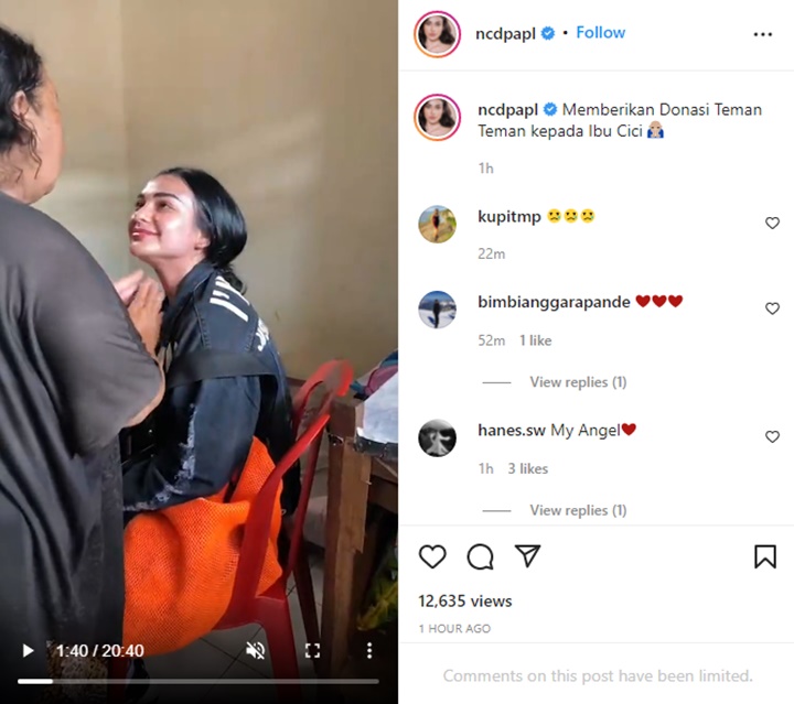 Galang Donasi, Nora Alexandra Nangis Akhirnya Ketemu Sosok Ibu Pemulung Sebatang Kara