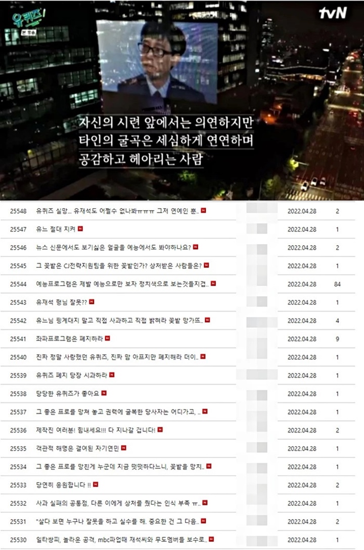 Diari Pujian \'You Quiz on the Block\' Untuk Yoo Jae Seok Malah Tuai Pro Kontra
