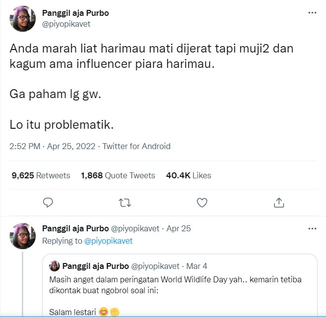 Alshad Ahmad Kena Kritik Karena Diduga Eksploitasi Satwa Liar Demi Konten: Lo Itu Problematik!