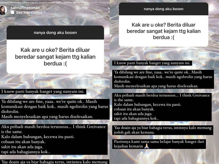Diisukan Putus, Salmafina Sunan Blak-blakan Soal Kondisi Hubungan Asmara dengan Anak Pendeta