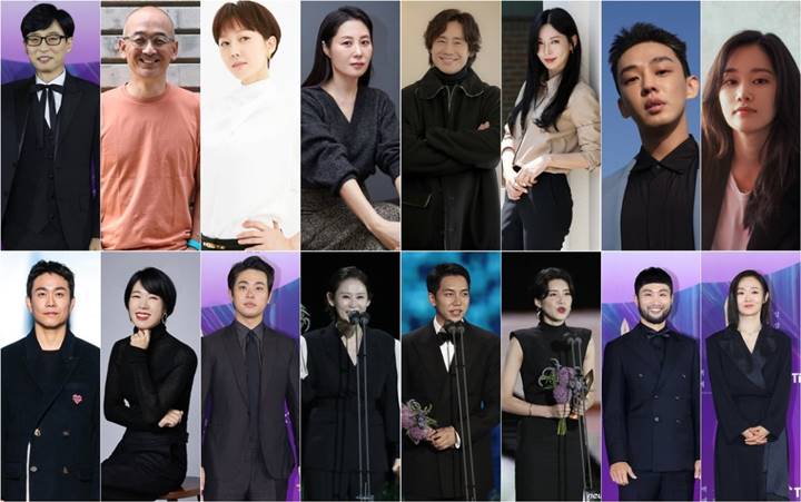 Pembaca pemenang di Baeksang Arts Awards 2022