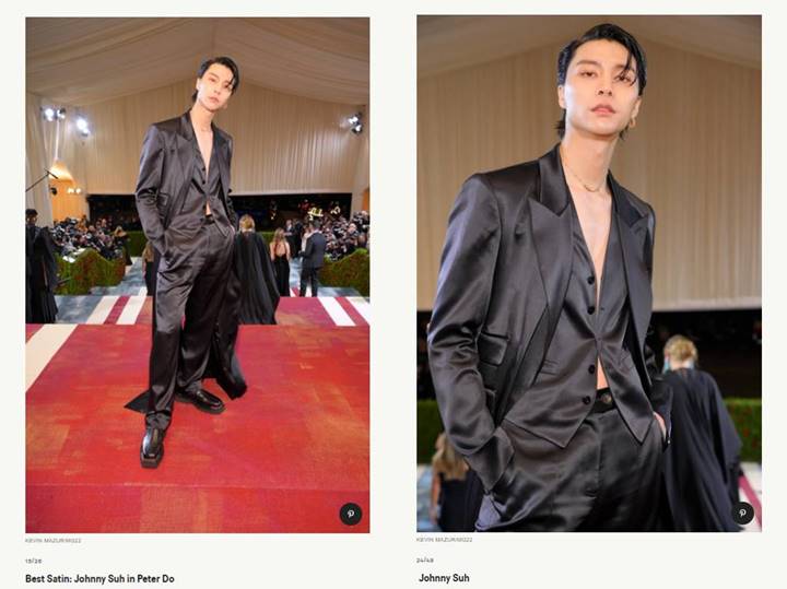 Johnny NCT didapuk ke dandanan serta outfit terbaik di Met Gala 2022