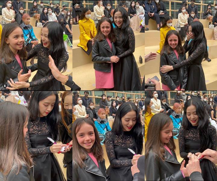 Jisoo BLACKPINK bersama dengan putri direktur Dior