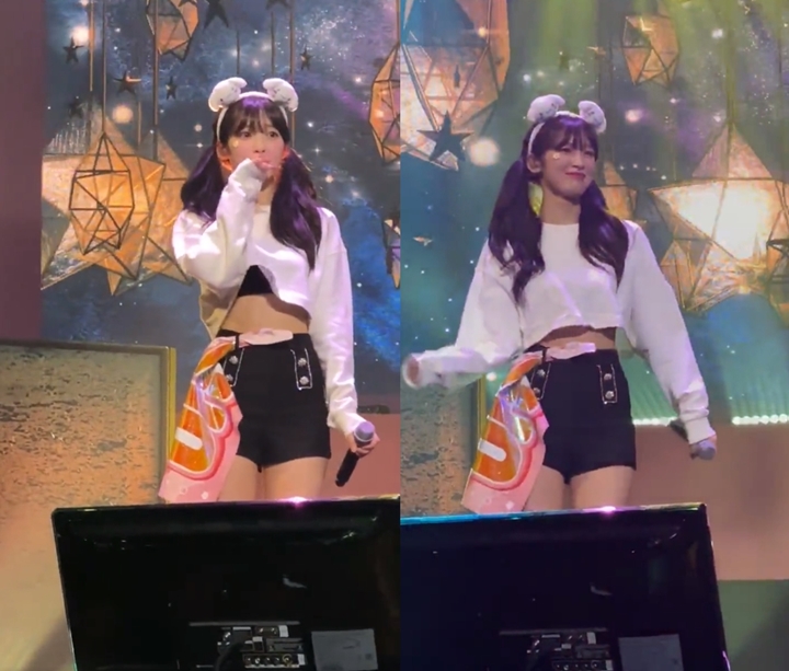 Arin Oh My Girl Lindungi Aksi Ilegal Fans Agar Tak Ketahuan Pihak Keamanan