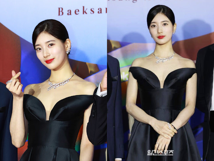 Baeksang Arts Awards 2022: Gaun Seksi, Suzy Tetap Jaga Kesopanan dengan Cara Ini 2