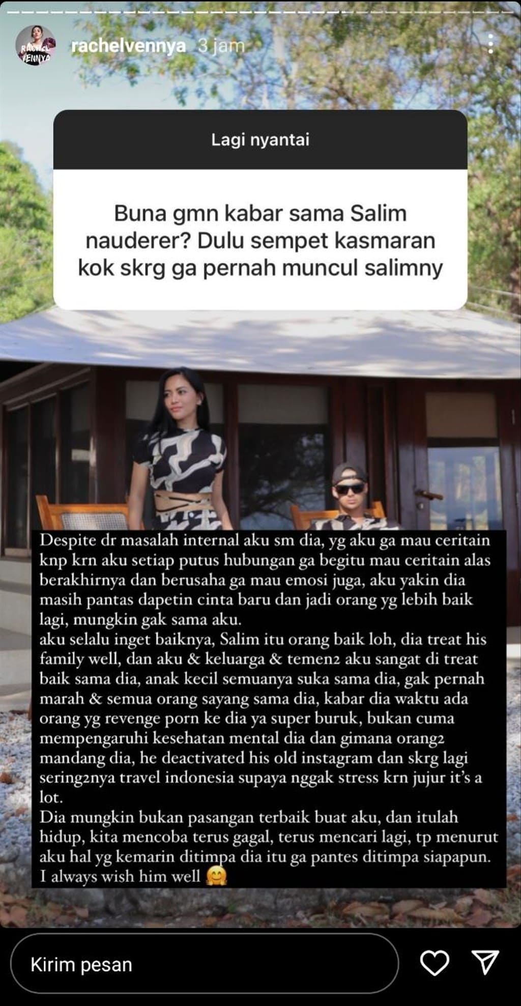 Rachel Vennya Sebut Mental Salim Nauderer Sempat Terganggu Gara-gara Insiden Ini