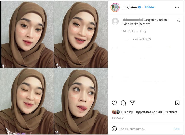 Ririe Fairus Dikritik Gara-gara Ini