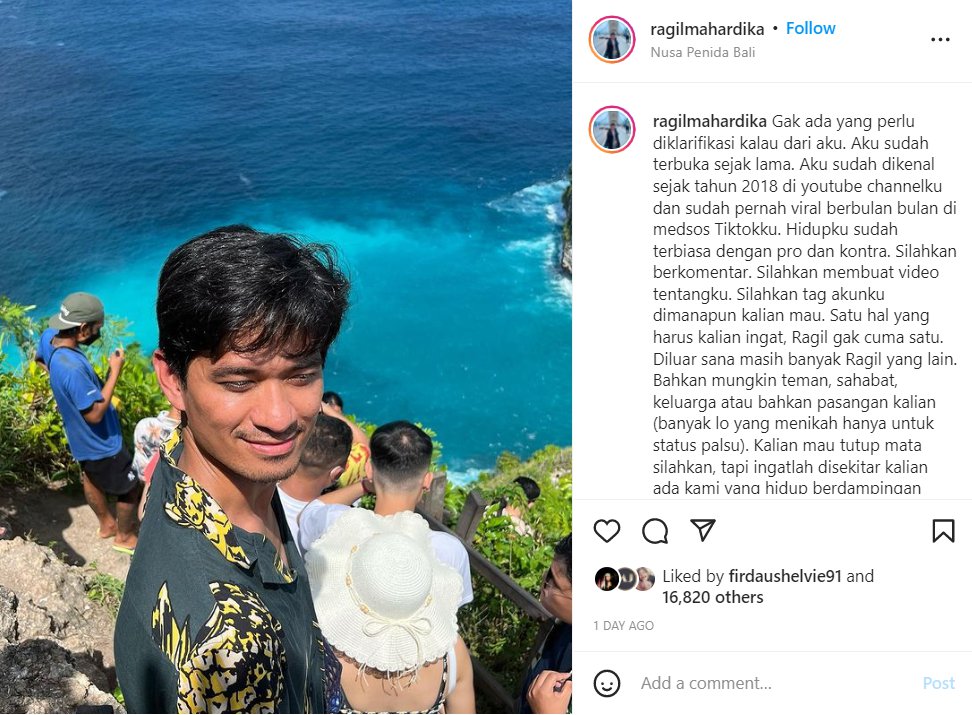 Ragil Mahardika Skakmat Haters Usai Podcast Deddy Corbuzier Banjir Kritik, Reaksinya Makjleb