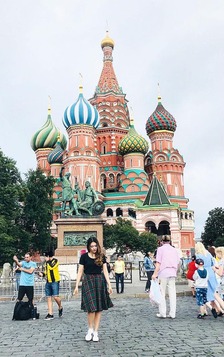 Momen di Saint Basil's Cathedral, Rusia