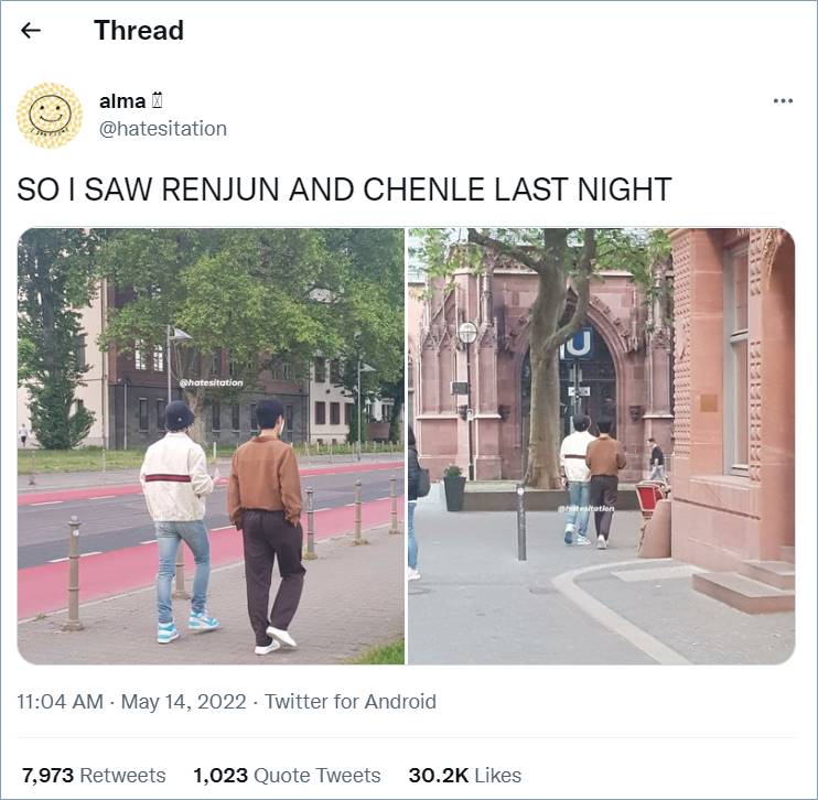 Penggemar menceritakan momen melihat Chenle dan Renjun
