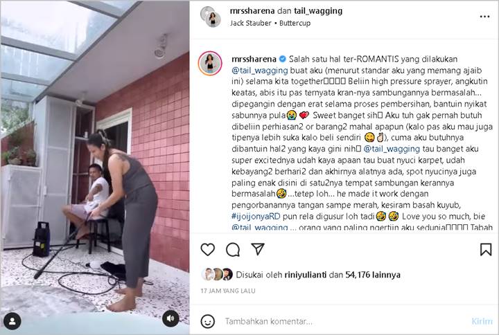 Sharena Ungkap Hal Teromantis yang Dilakukan Ryan Delon, Sebut Punya Standar ‘Ajaib’ Bikin Gemas