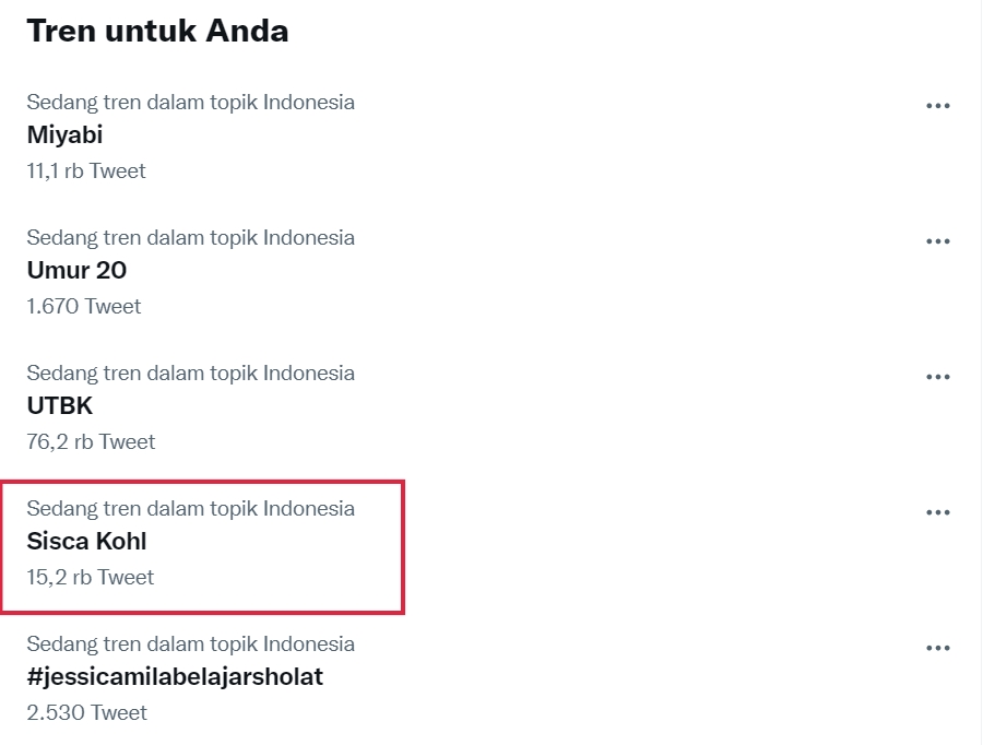 Nama Sisca Kohl Trending di Twitter Usai Umumkan Pacaran, Sikap Jess No Limit Ini Disorot